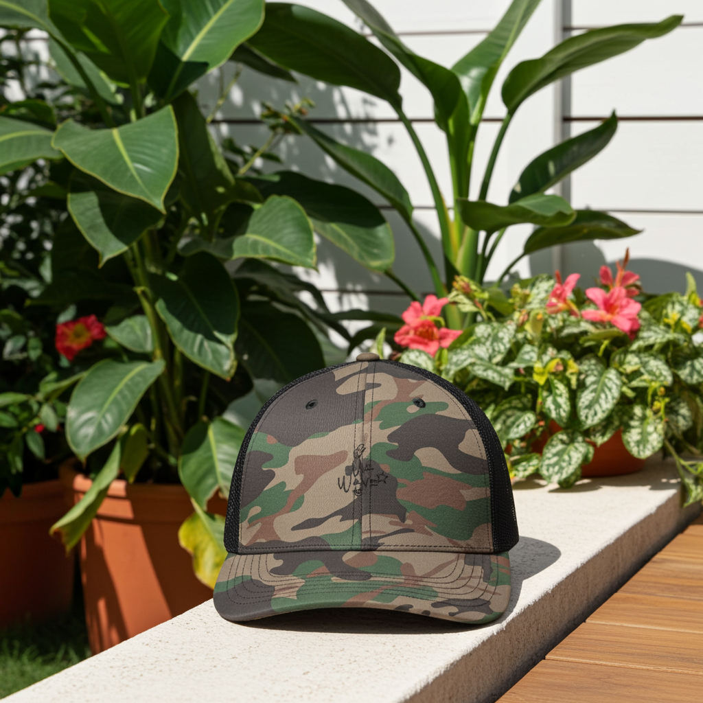 Camo Grape Trucker Hat